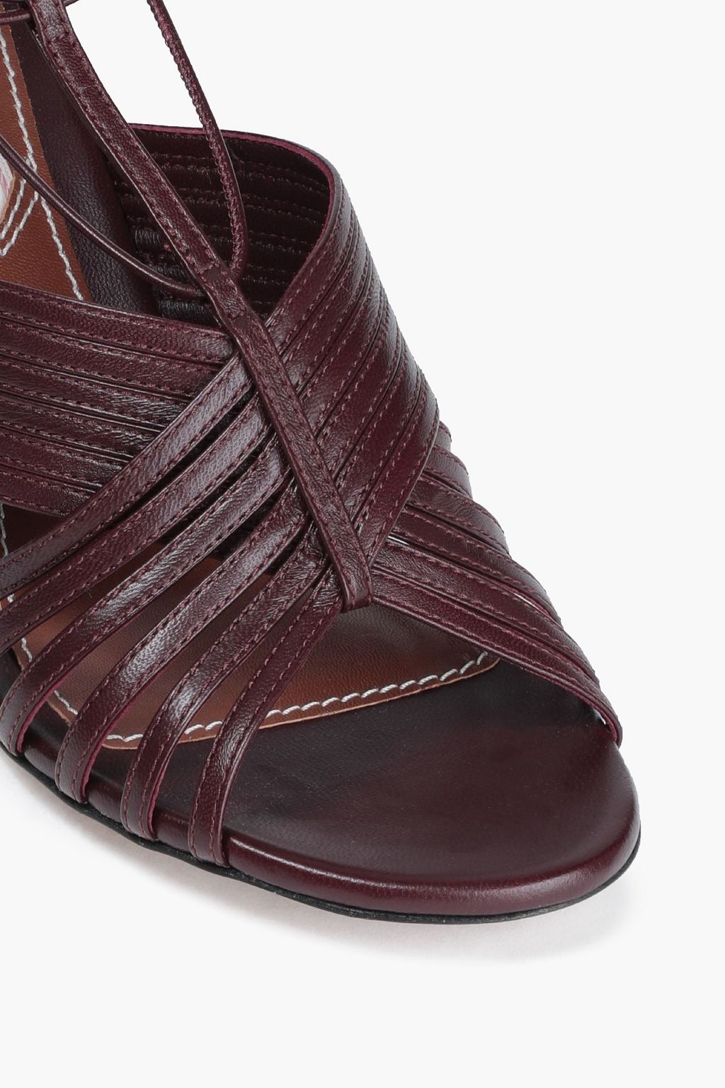 ZIMMERMANN Lace-up leather sandals