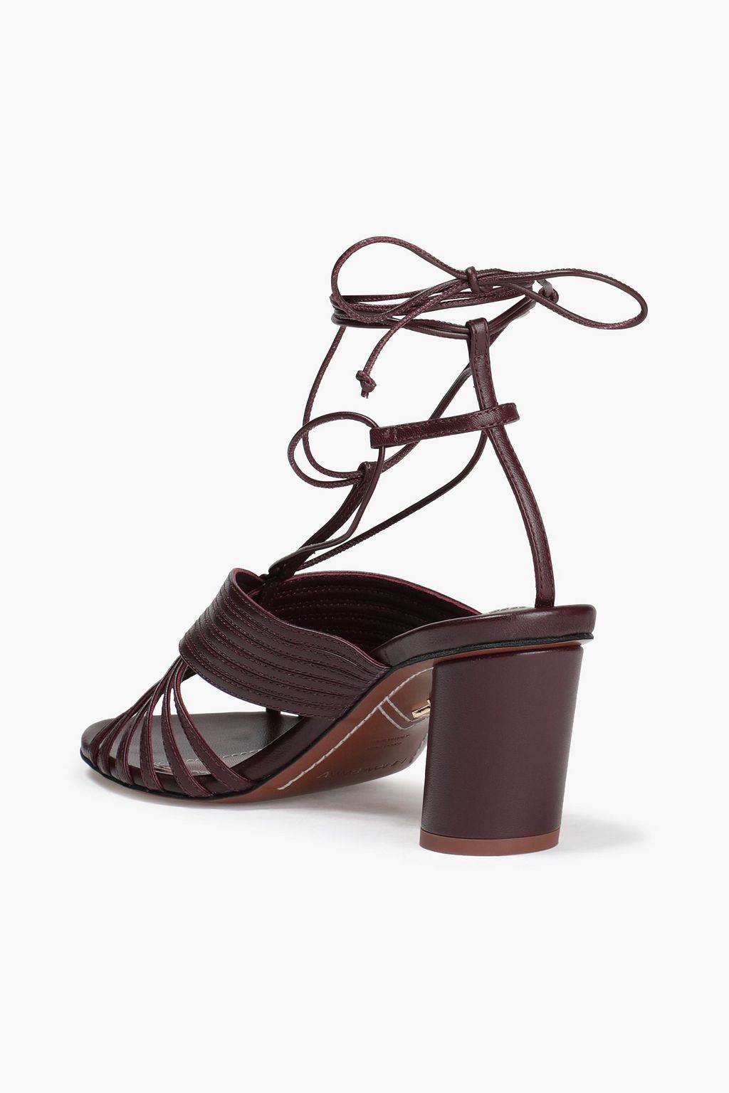 ZIMMERMANN Lace-up leather sandals