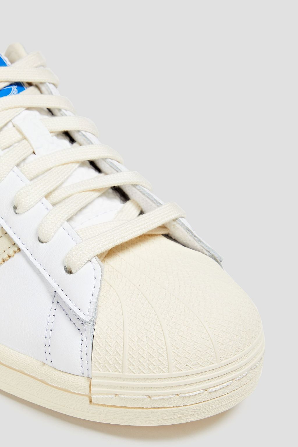 ADIDAS ORIGINALS Superstar embossed leather sneakers