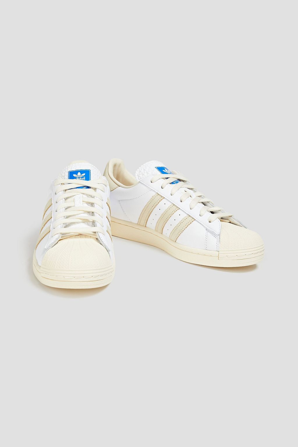 ADIDAS ORIGINALS Superstar embossed leather sneakers