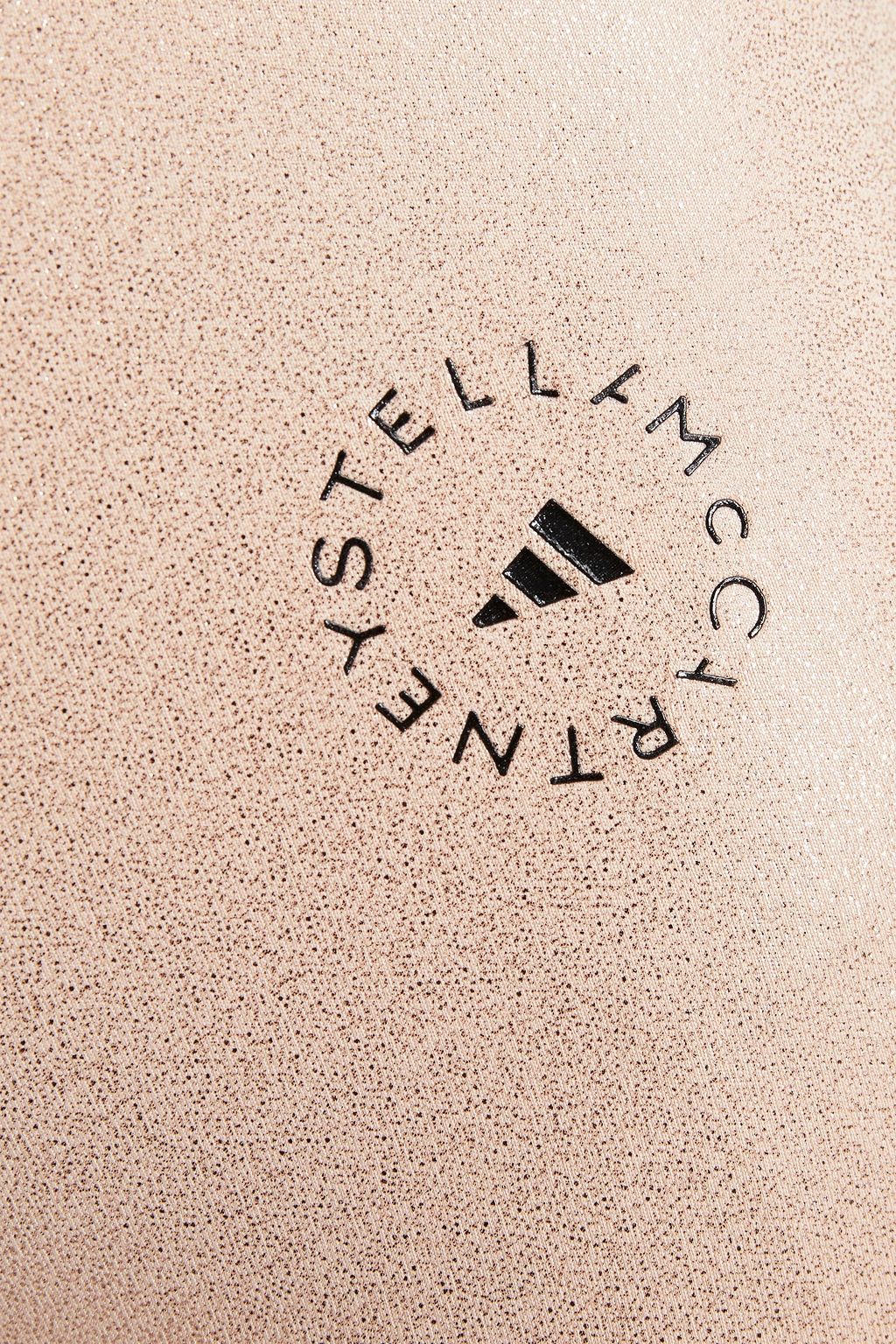 ADIDAS BY STELLA MCCARTNEY Metallic stretch shorts