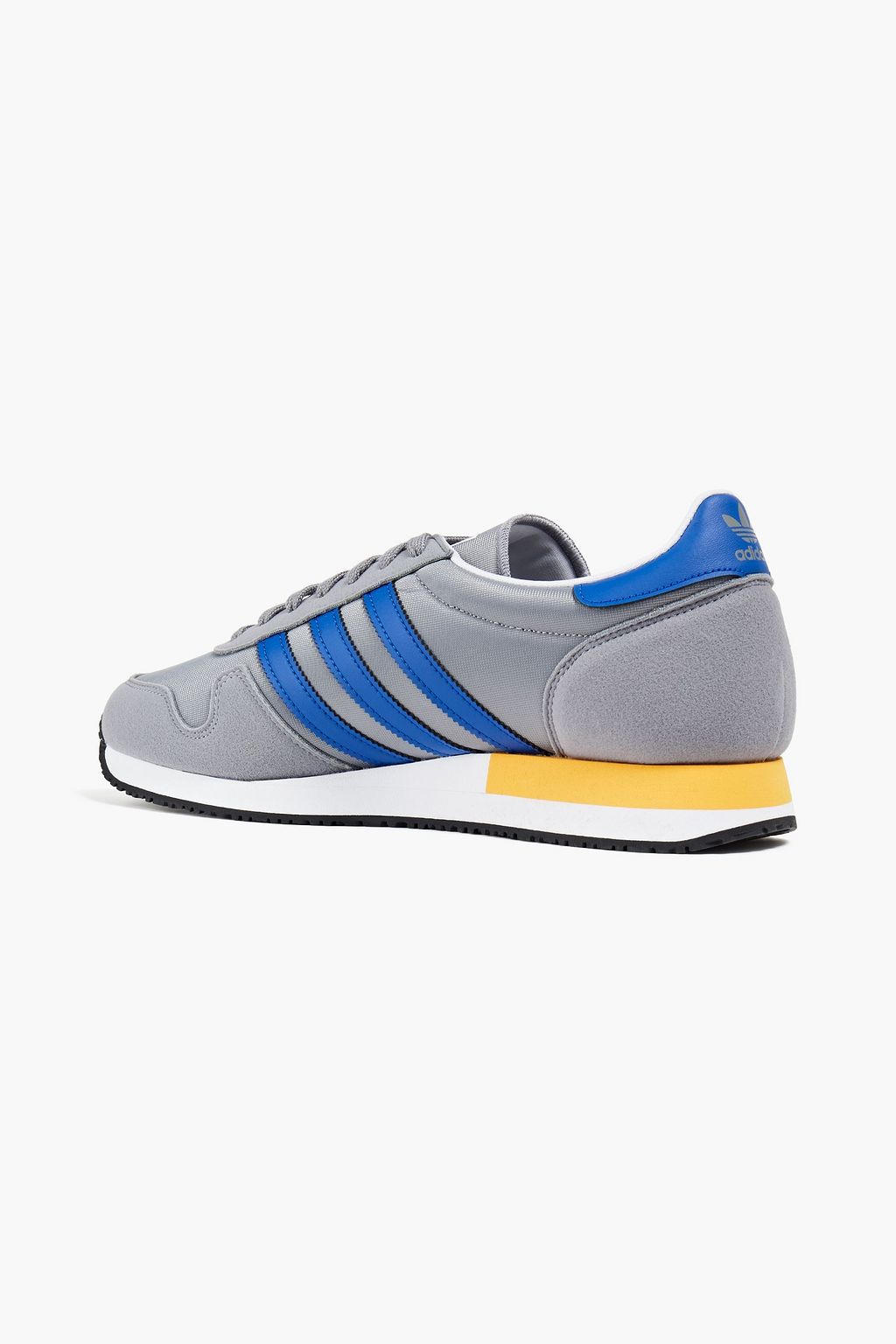 ADIDAS ORIGINALS USA 84 faux leather, suede and shell sneakers