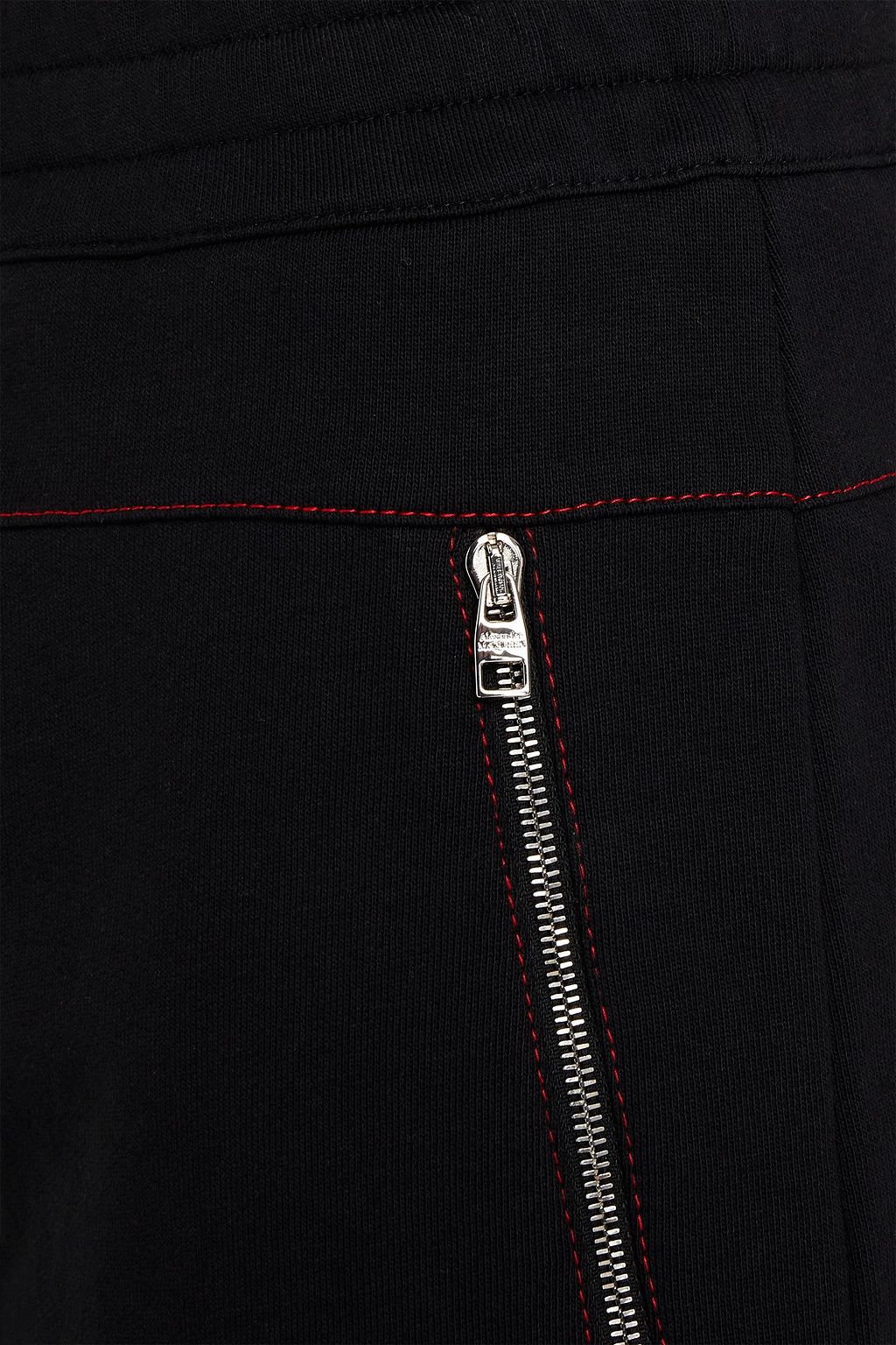 MCQUEEN French cotton-terry sweatpants