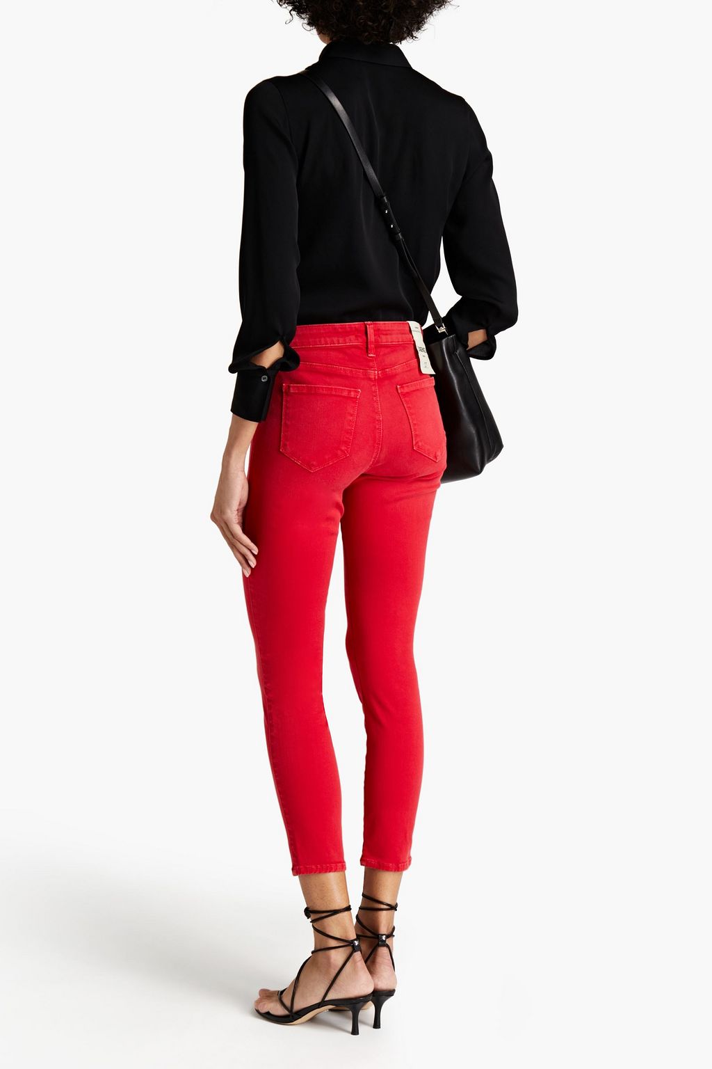 L'AGENCE Margot cropped high-rise skinny jeans