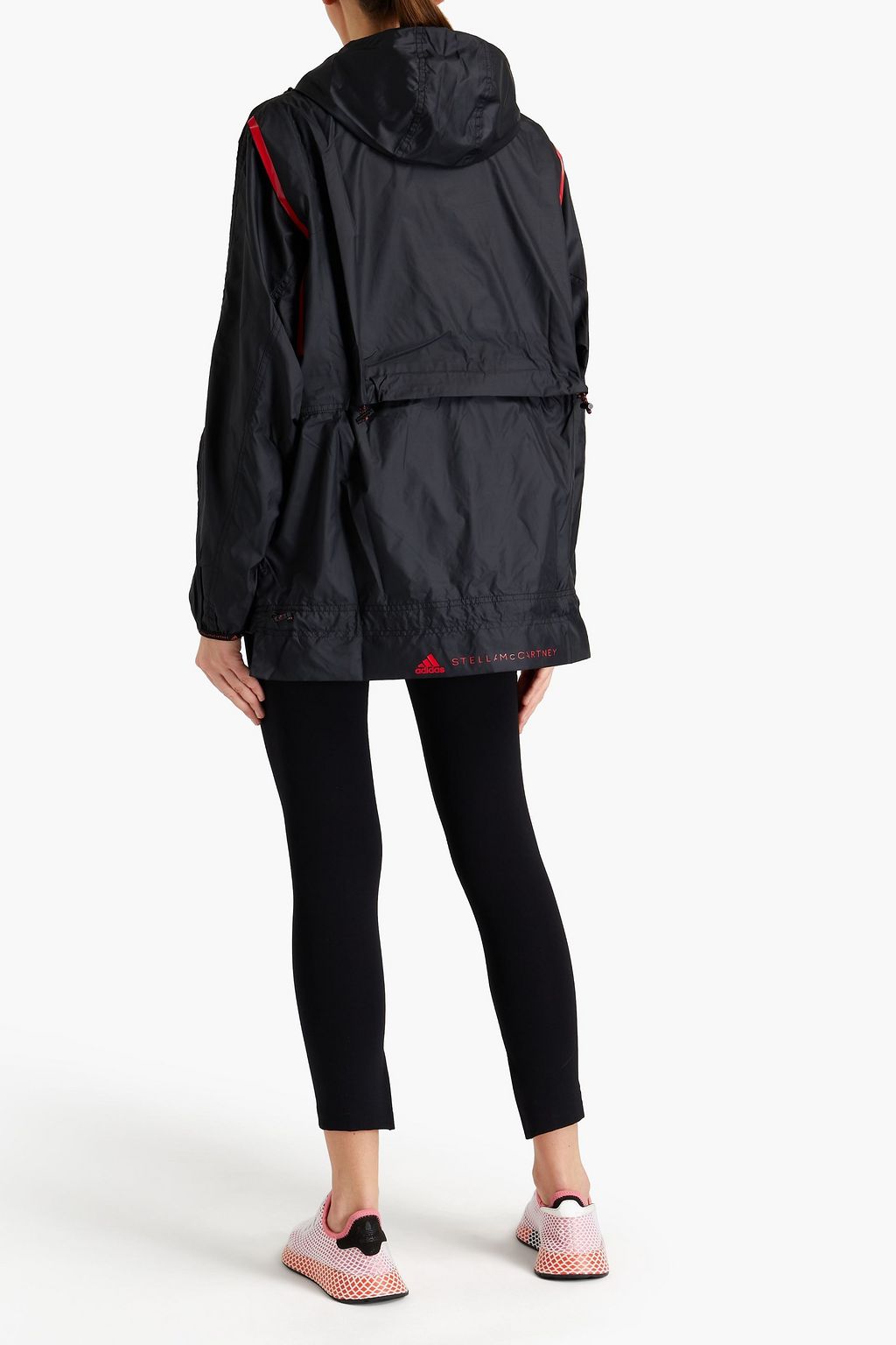 ADIDAS BY STELLA MCCARTNEY Coated shell hooded track jacket