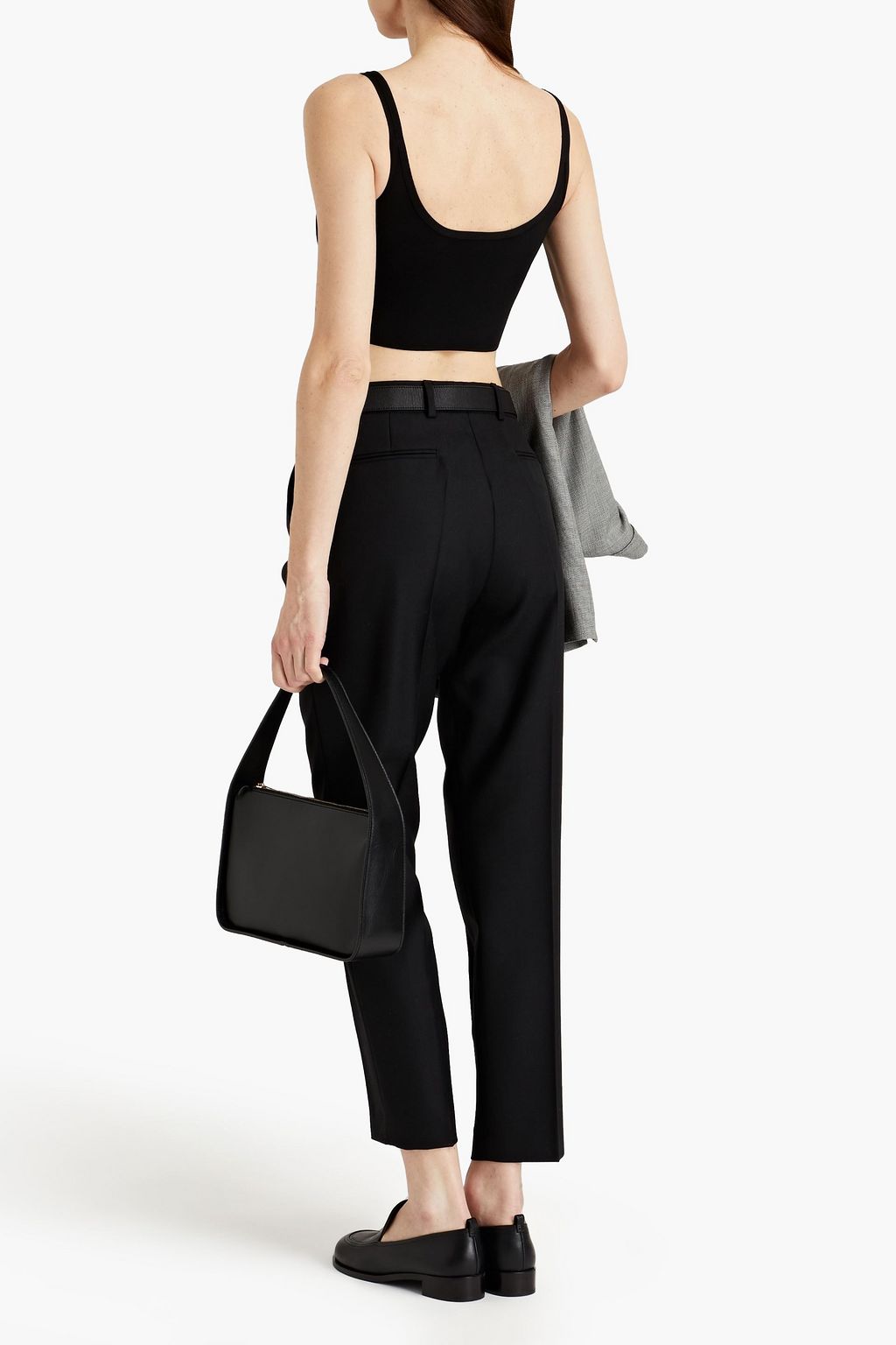 OFFICINE GÉNÉRALE Roxane wool-crepe slim-leg pants