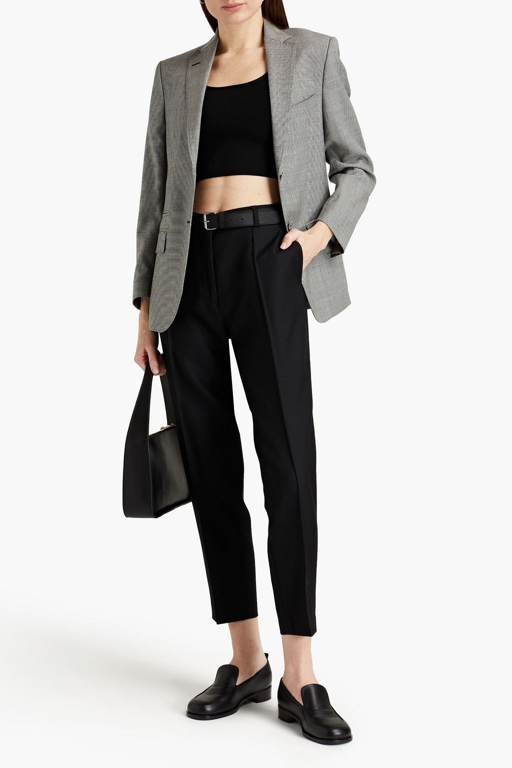 OFFICINE GÉNÉRALE Roxane wool-crepe slim-leg pants