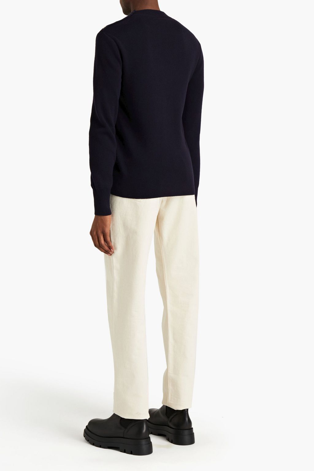 MCQUEEN Embroidered wool sweater