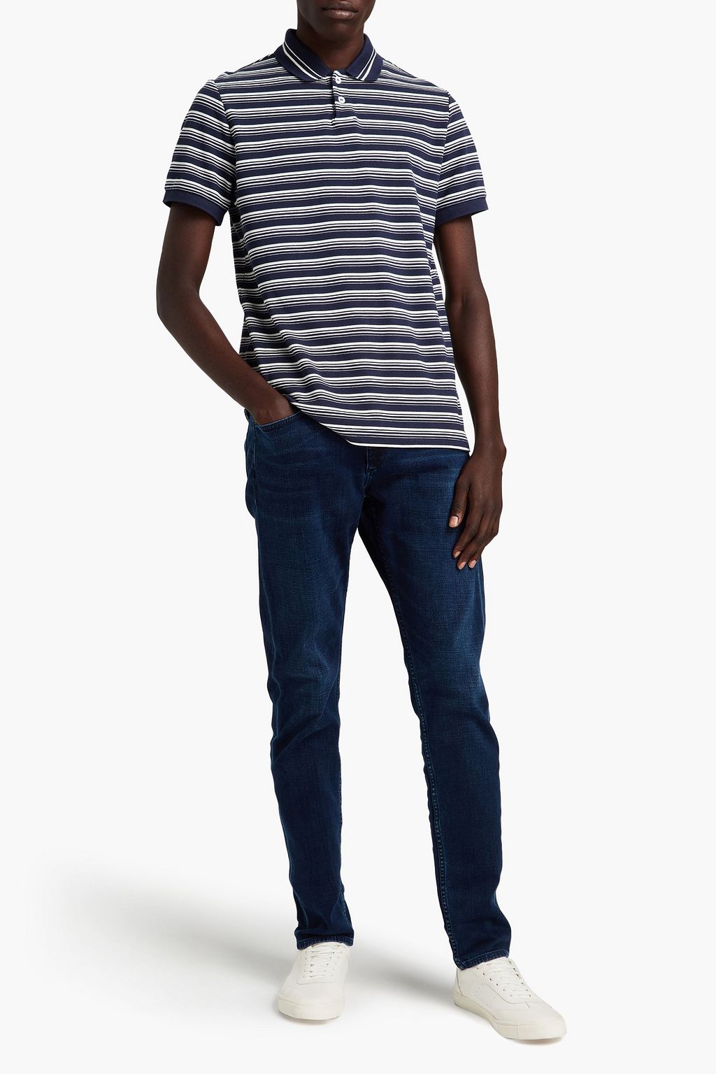 RAG & BONE Slim-fit faded denim jeans