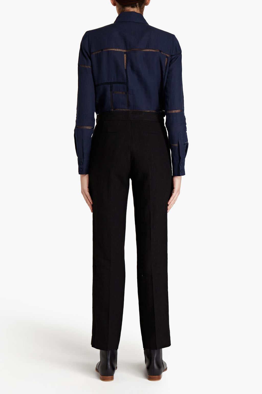 GABRIELA HEARST Delon linen straight-leg pants