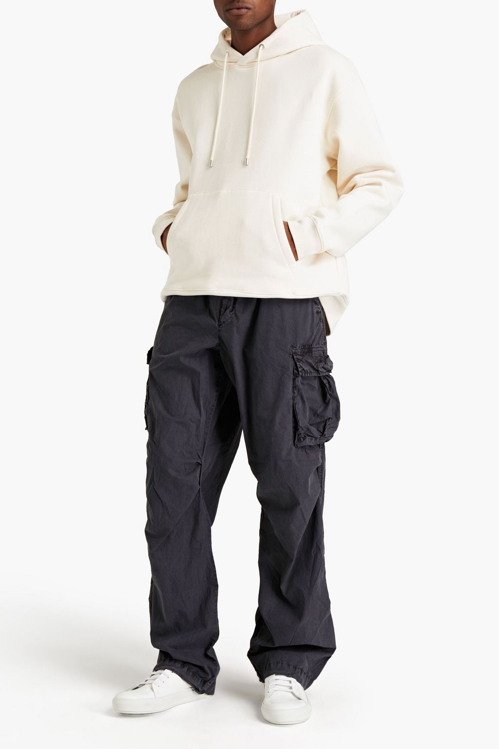 JAMES PERSE Cotton-poplin cargo pants