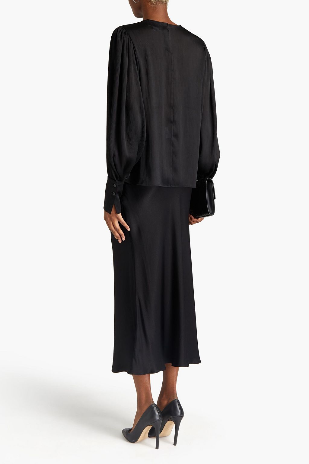 GALVAN  LONDON Crepon blouse