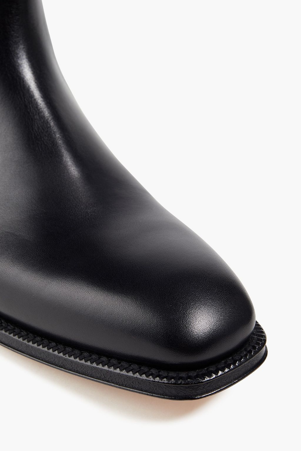 MCQUEEN Leather Chelsea boots