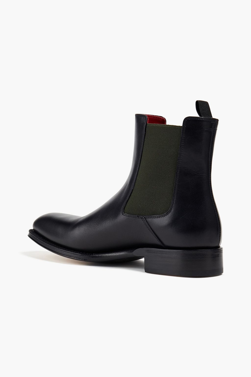 MCQUEEN Leather Chelsea boots