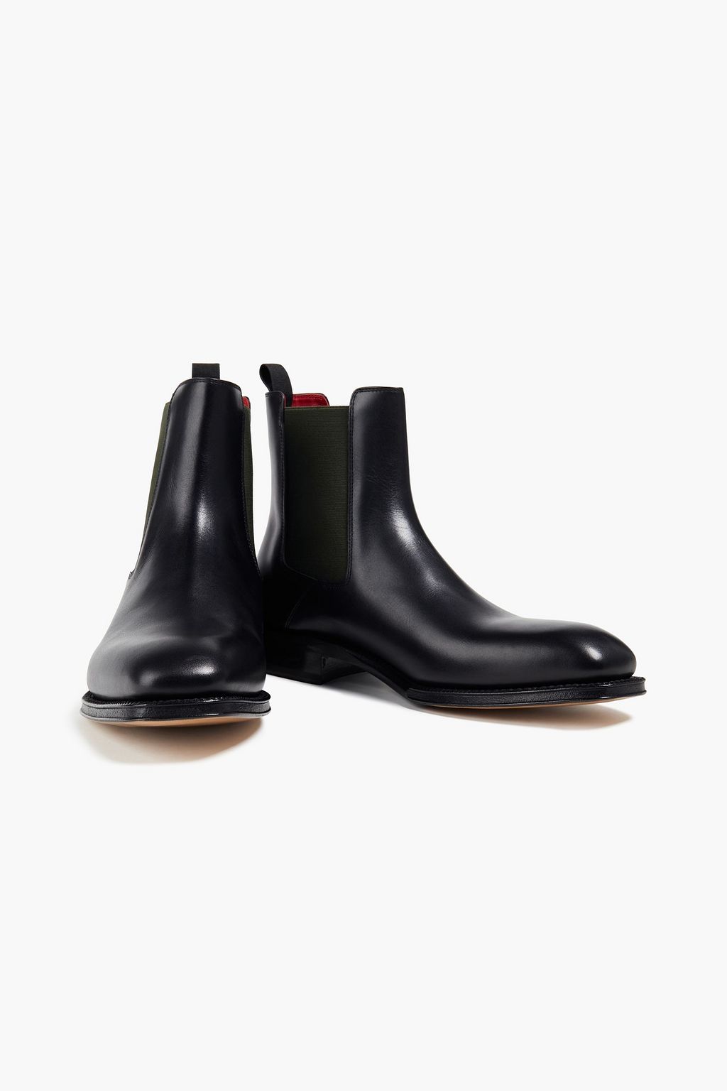 MCQUEEN Leather Chelsea boots