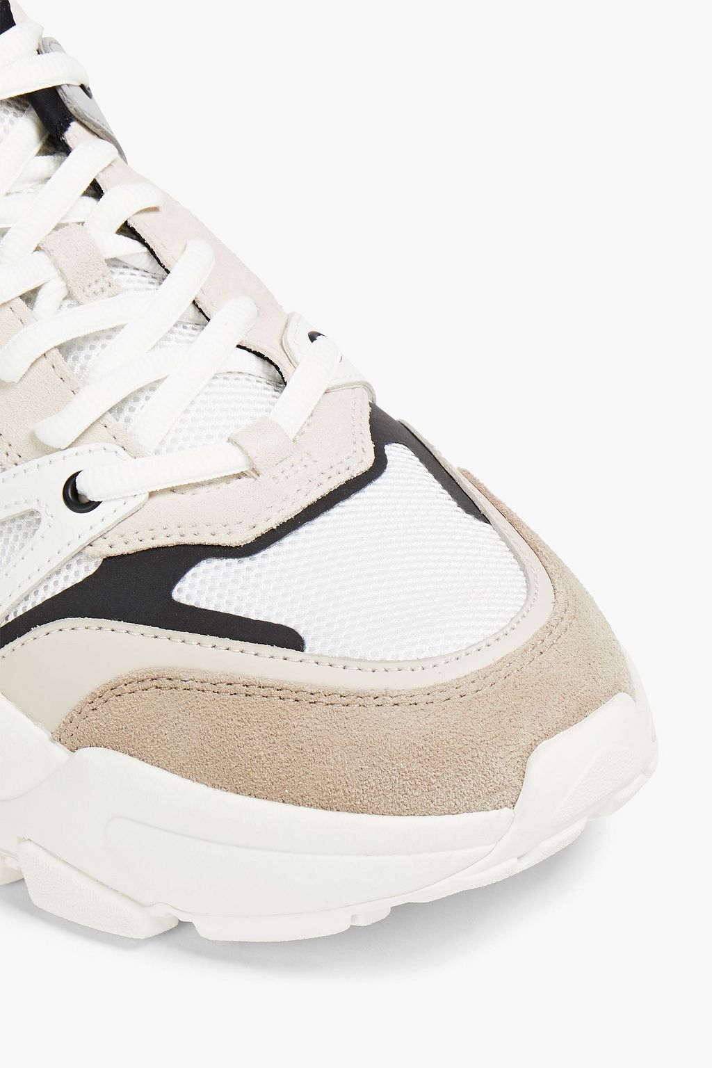 MICHAEL KORS Nick suede, neoprene and mesh sneakers