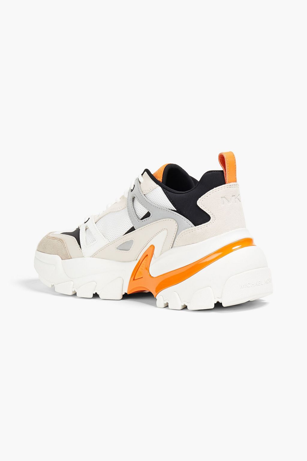MICHAEL KORS Nick suede, neoprene and mesh sneakers