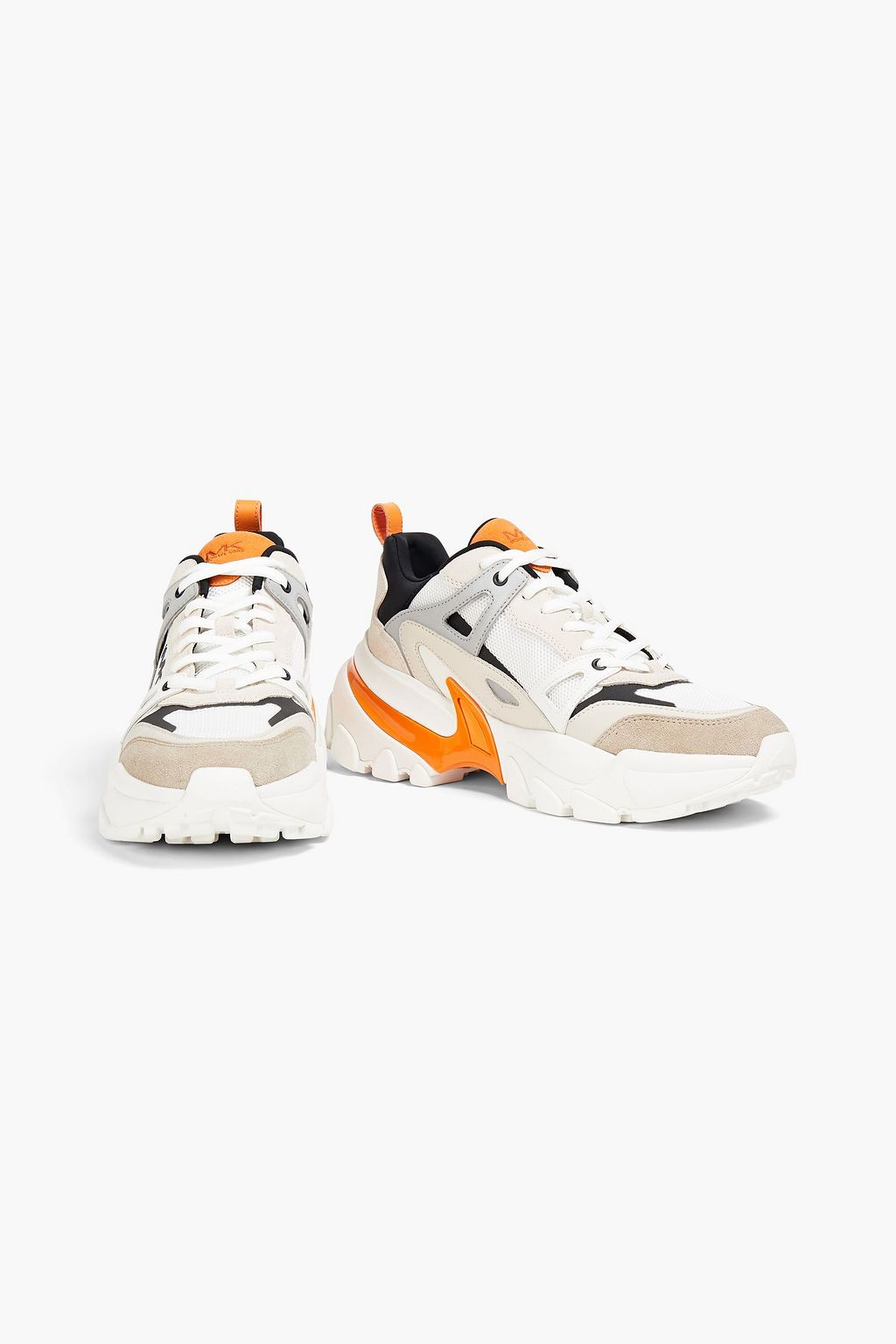MICHAEL KORS Nick suede, neoprene and mesh sneakers