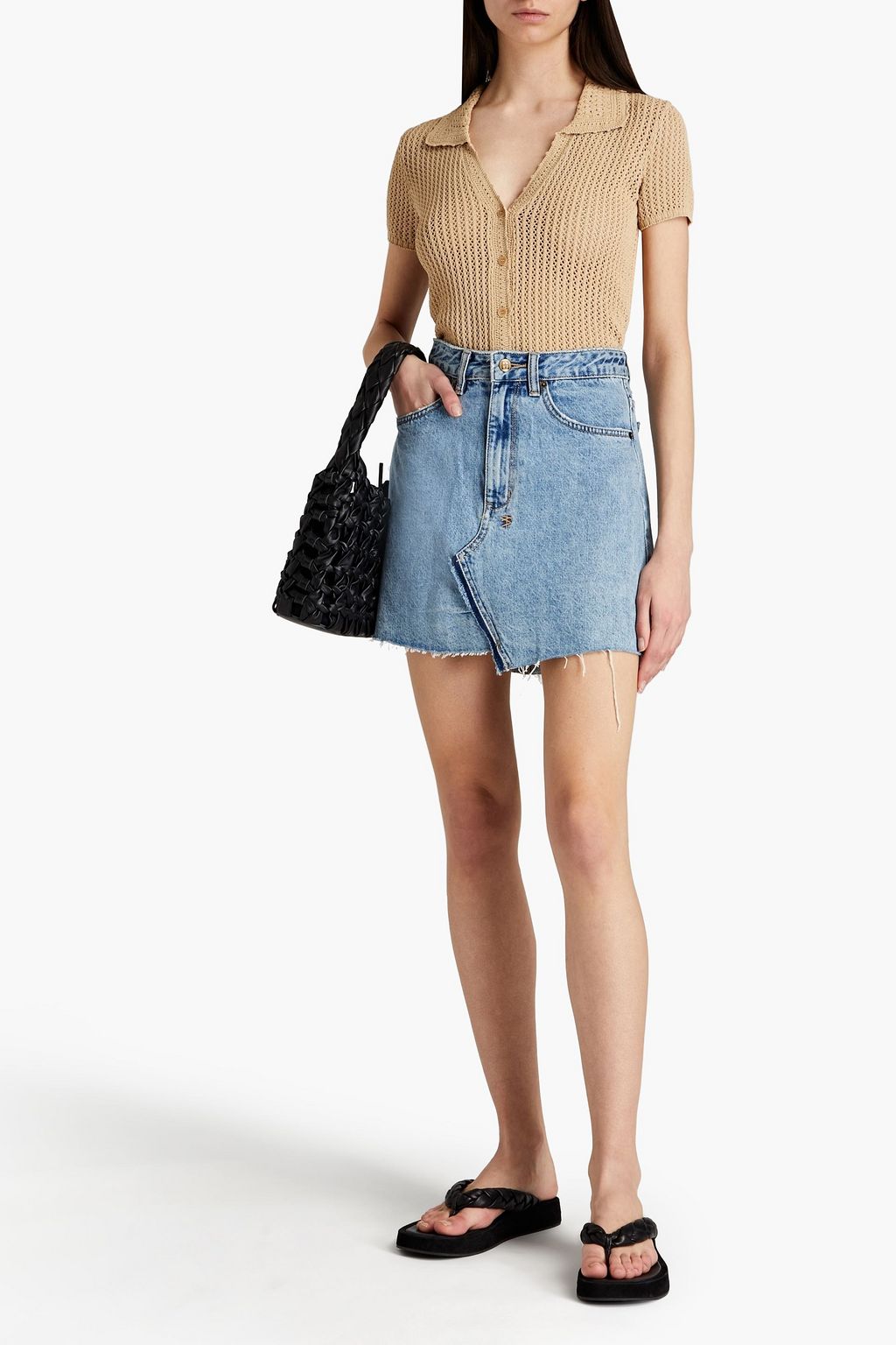 SANDRO Yvan knitted top