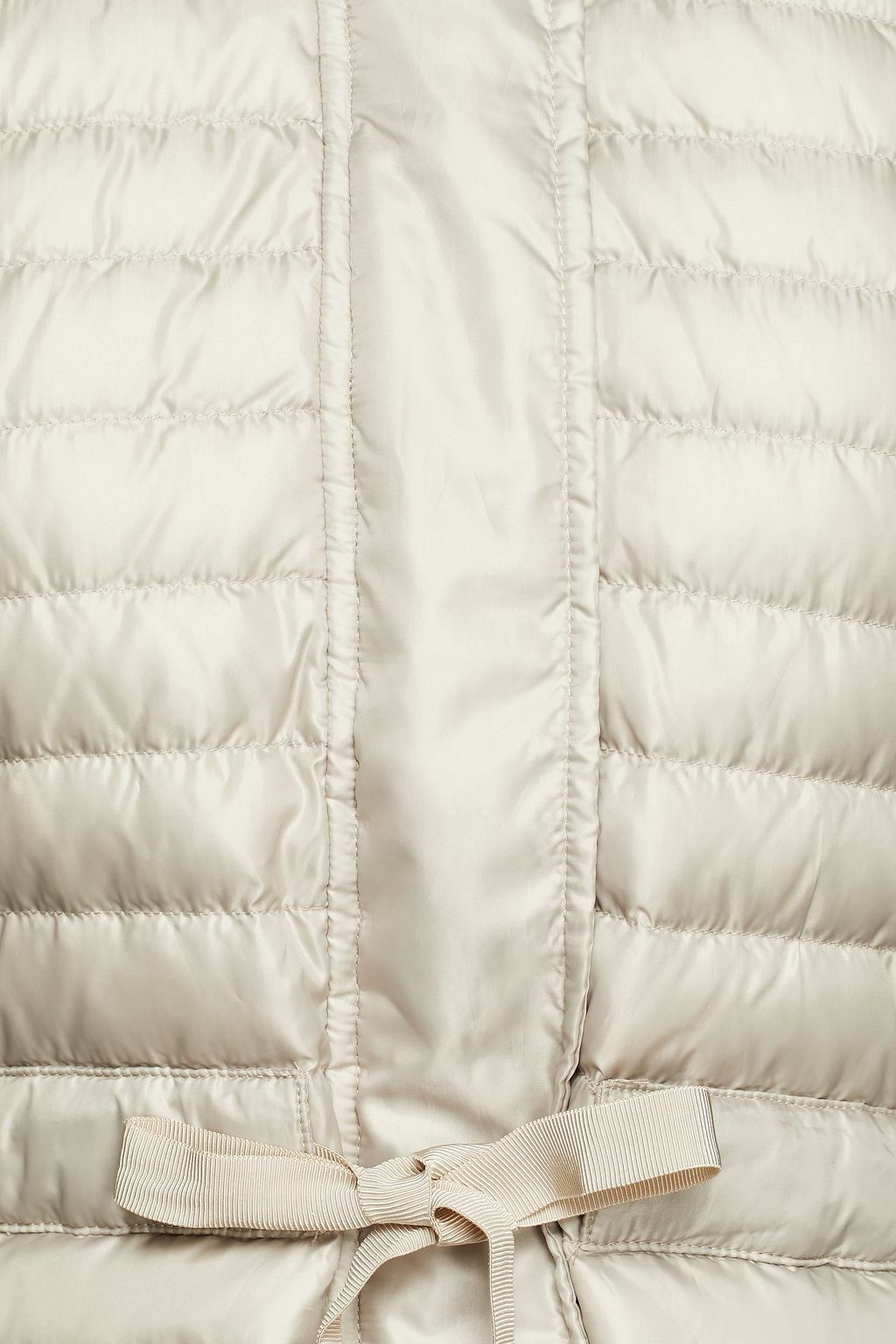 MICHAEL MICHAEL KORS Belted quilted shell down hooded jacket