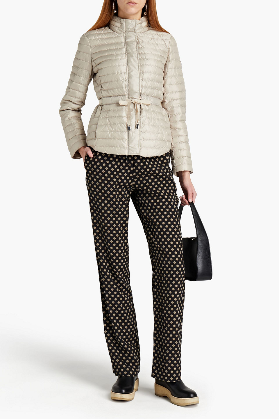 Michael Michael Kors Quilted Shell Jacket In White