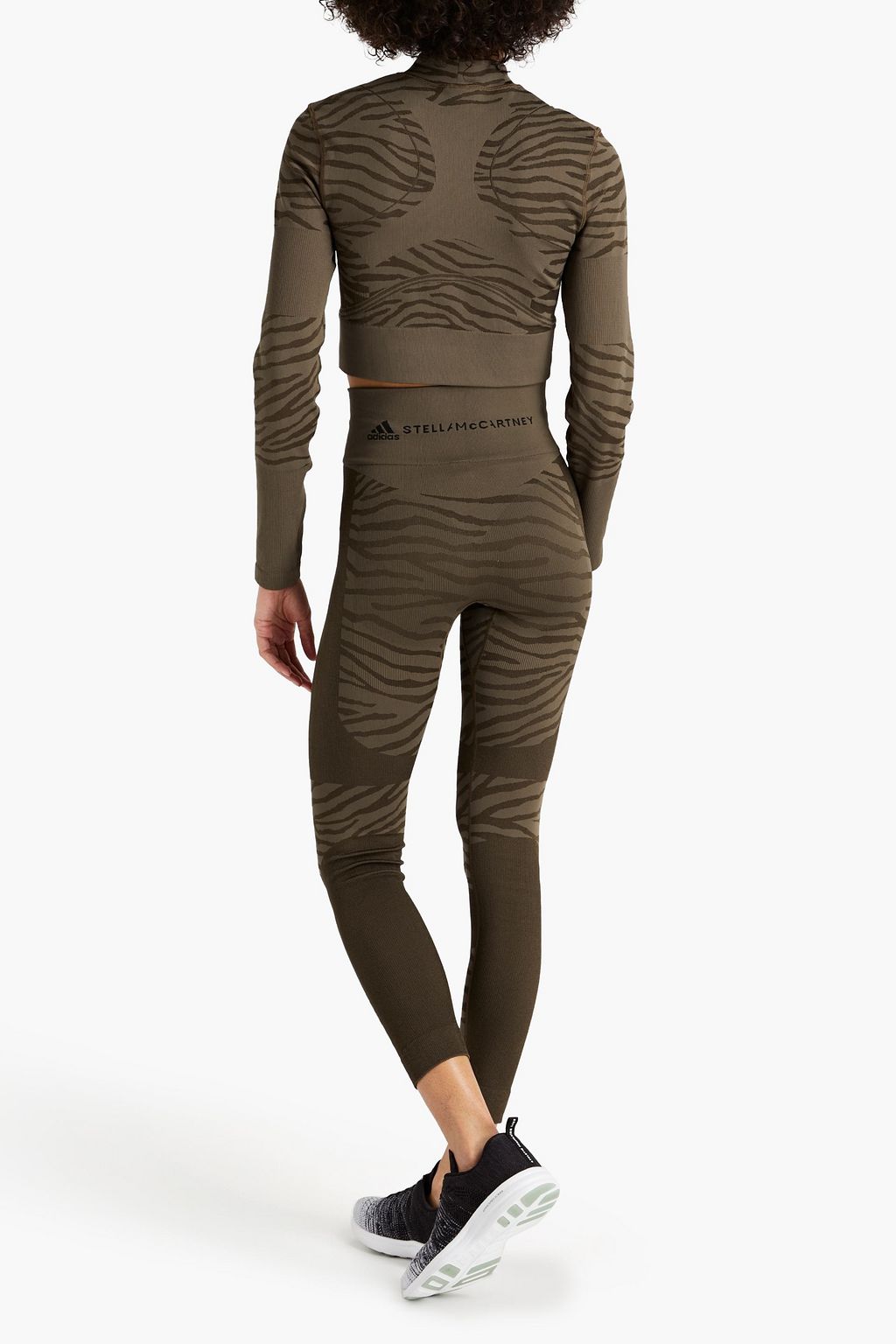 ADIDAS BY STELLA MCCARTNEY Jacquard-knit leggings