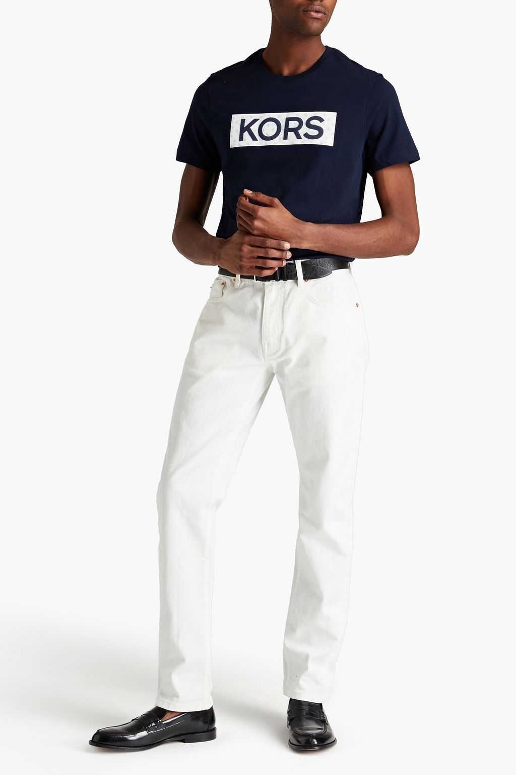 MICHAEL KORS Printed cotton-jersey T-shirt