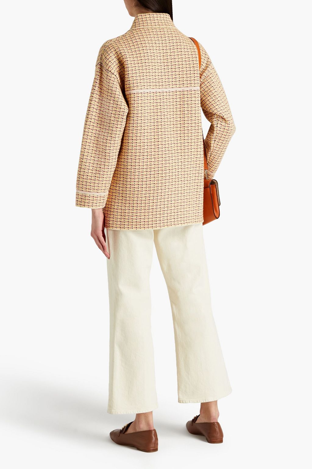 SANDRO Blaise cotton-blend tweed jacket