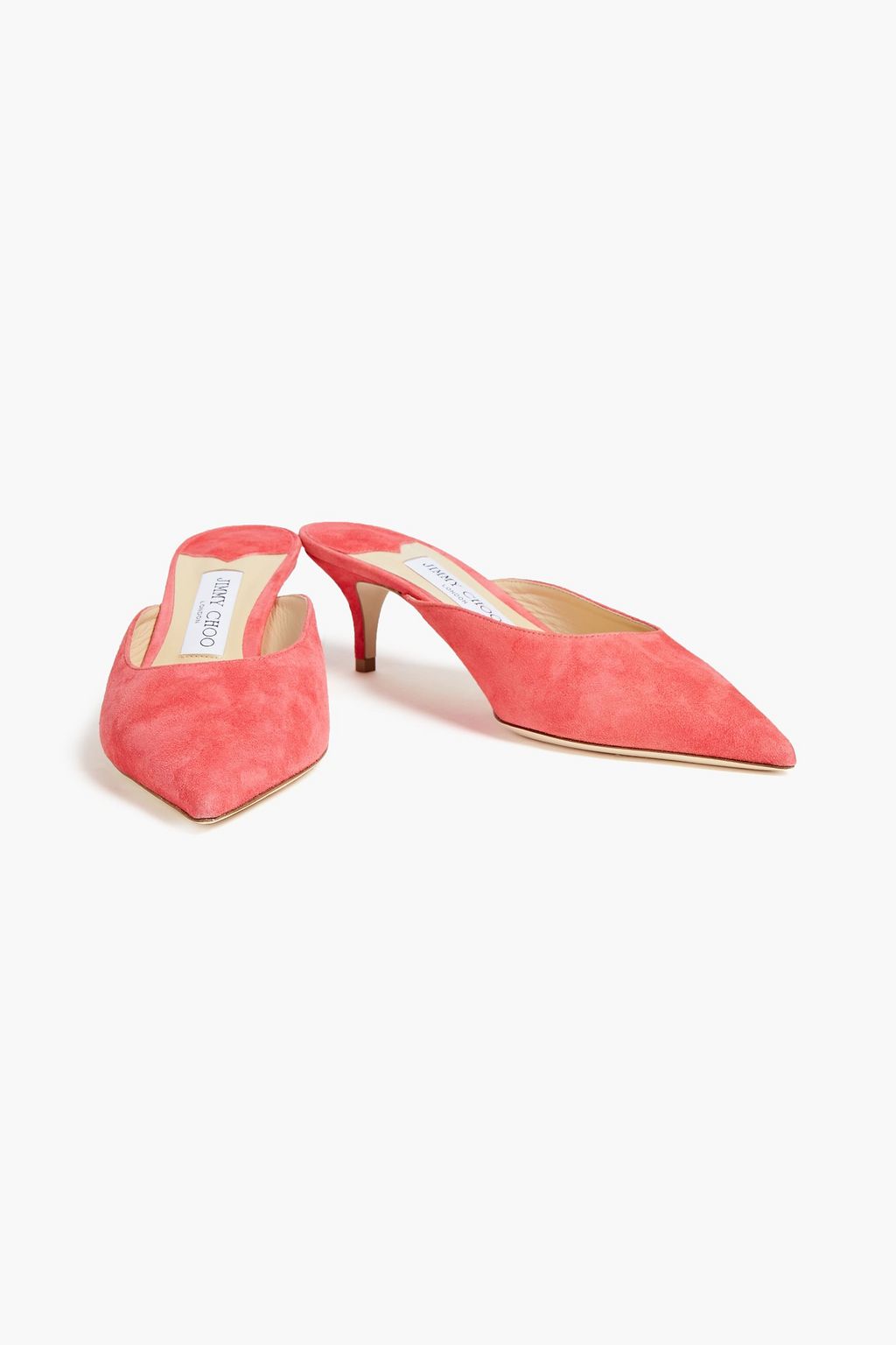 JIMMY CHOO Dovey 50 suede mules