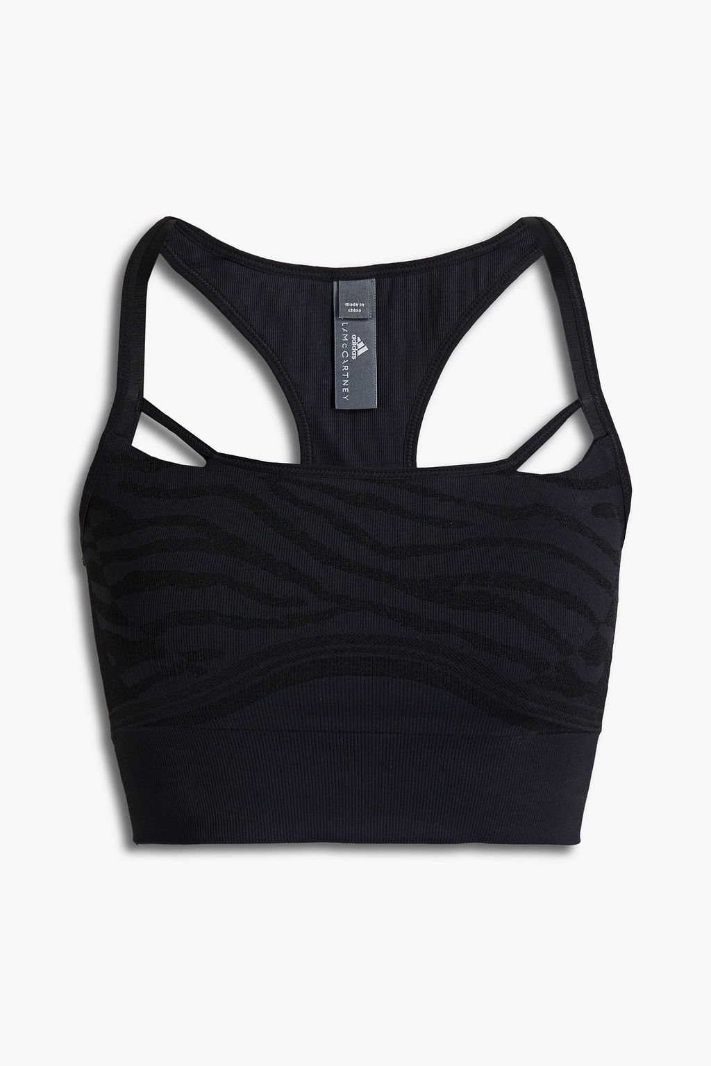 Egenskab Kør væk Lamme ADIDAS BY STELLA MCCARTNEY Cutout zebra-print stretch-knit sports bra |  Sale up to 70% off | THE OUTNET