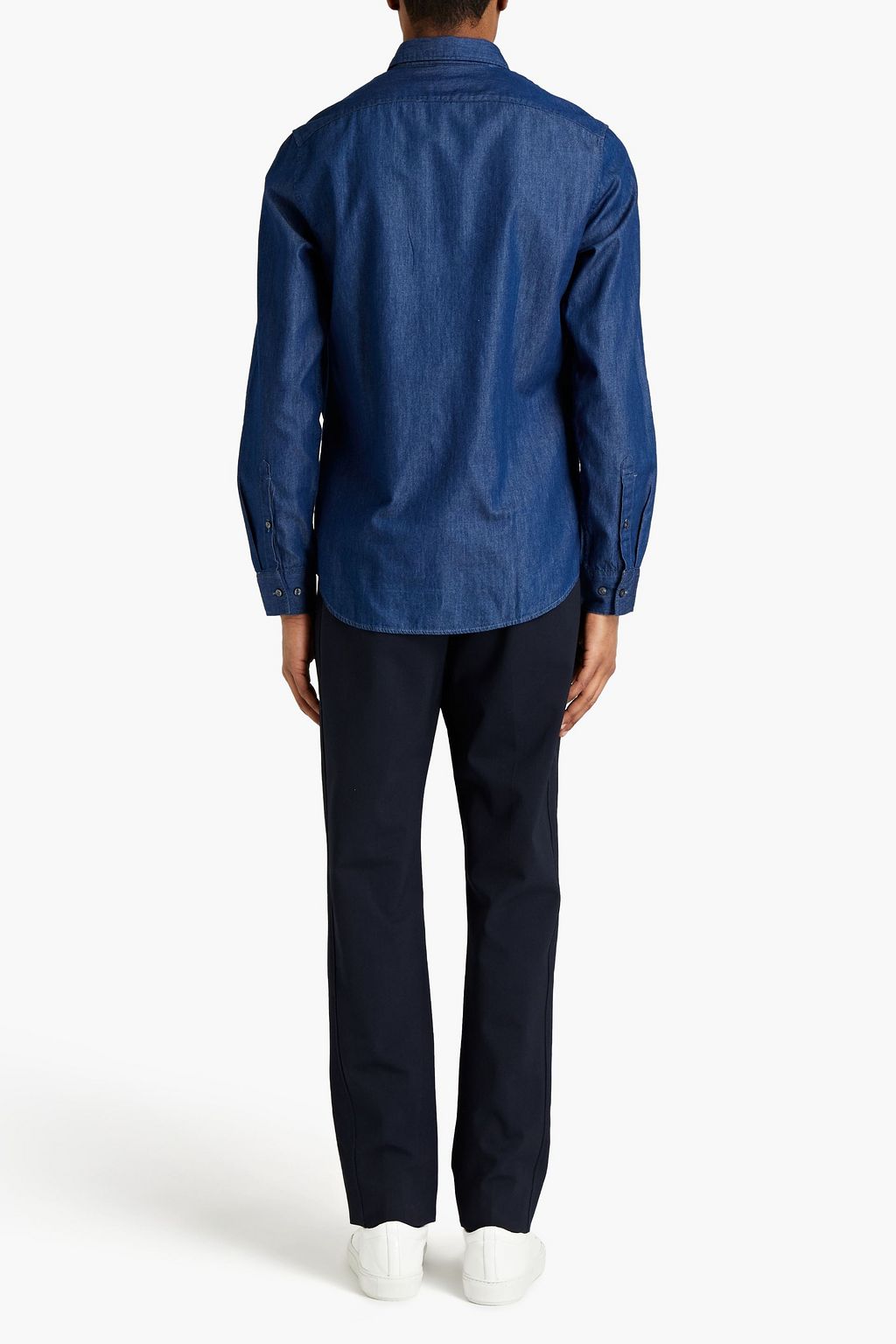 MICHAEL KORS Cotton-chambray shirt