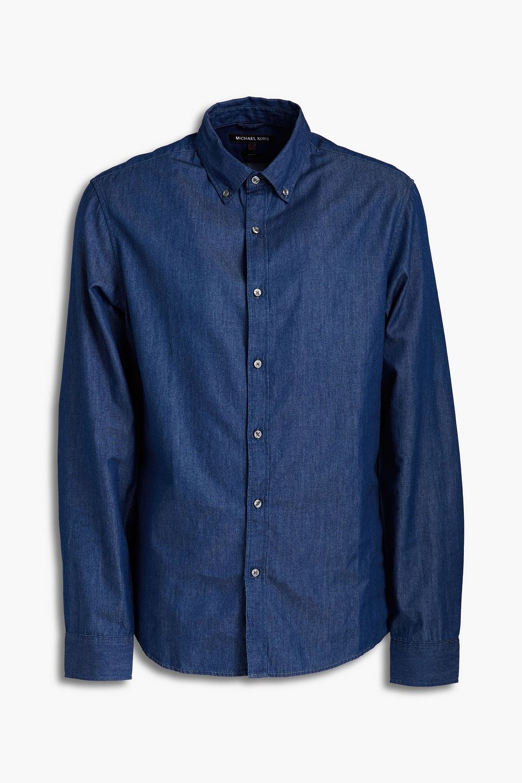 Indigo Cotton-chambray shirt | MICHAEL KORS | THE OUTNET