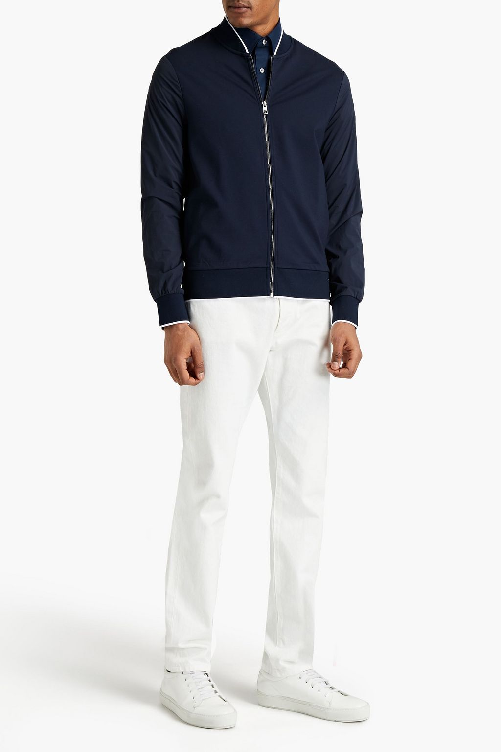 MICHAEL KORS Shell-paneled jersey jacket