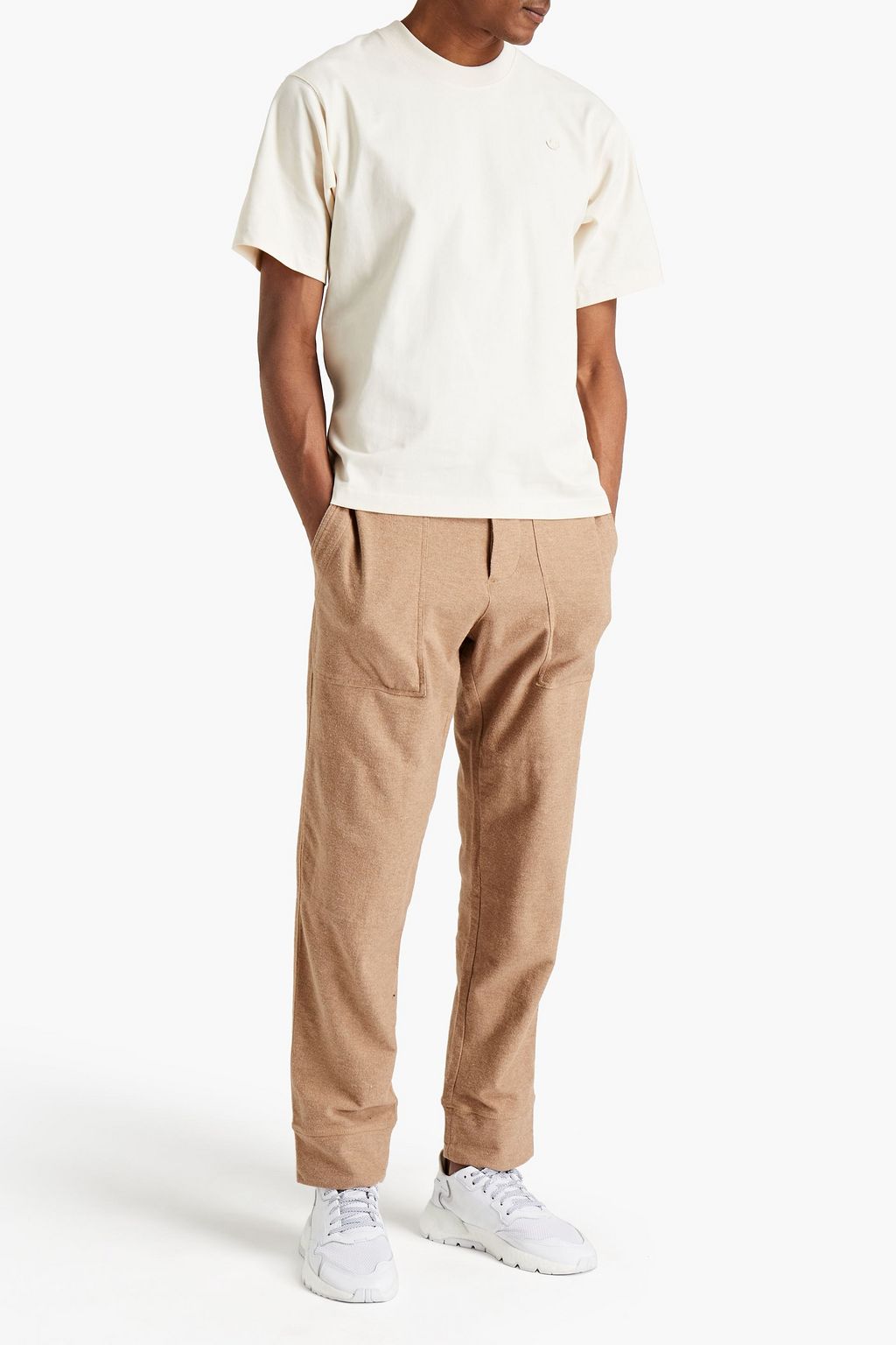 ADIDAS ORIGINALS Adicolor Trefoil cotton-jersey T-shirt
