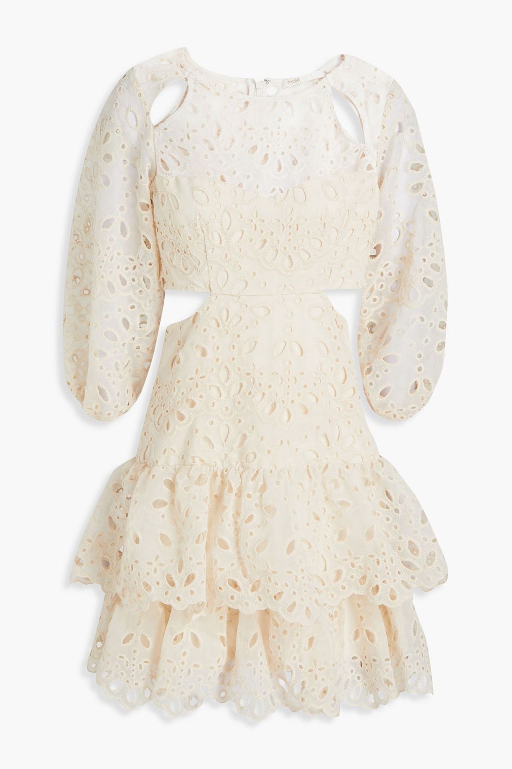 Cream Cutout broderie anglaise mini 