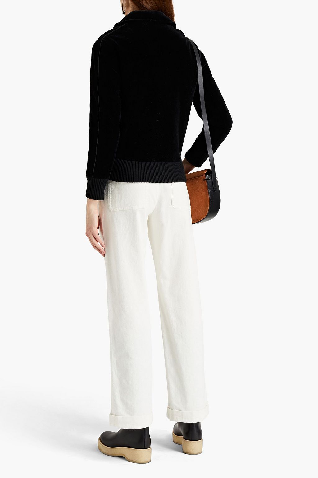 OFFICINE GÉNÉRALE Elise cotton-velvet bomber jacket