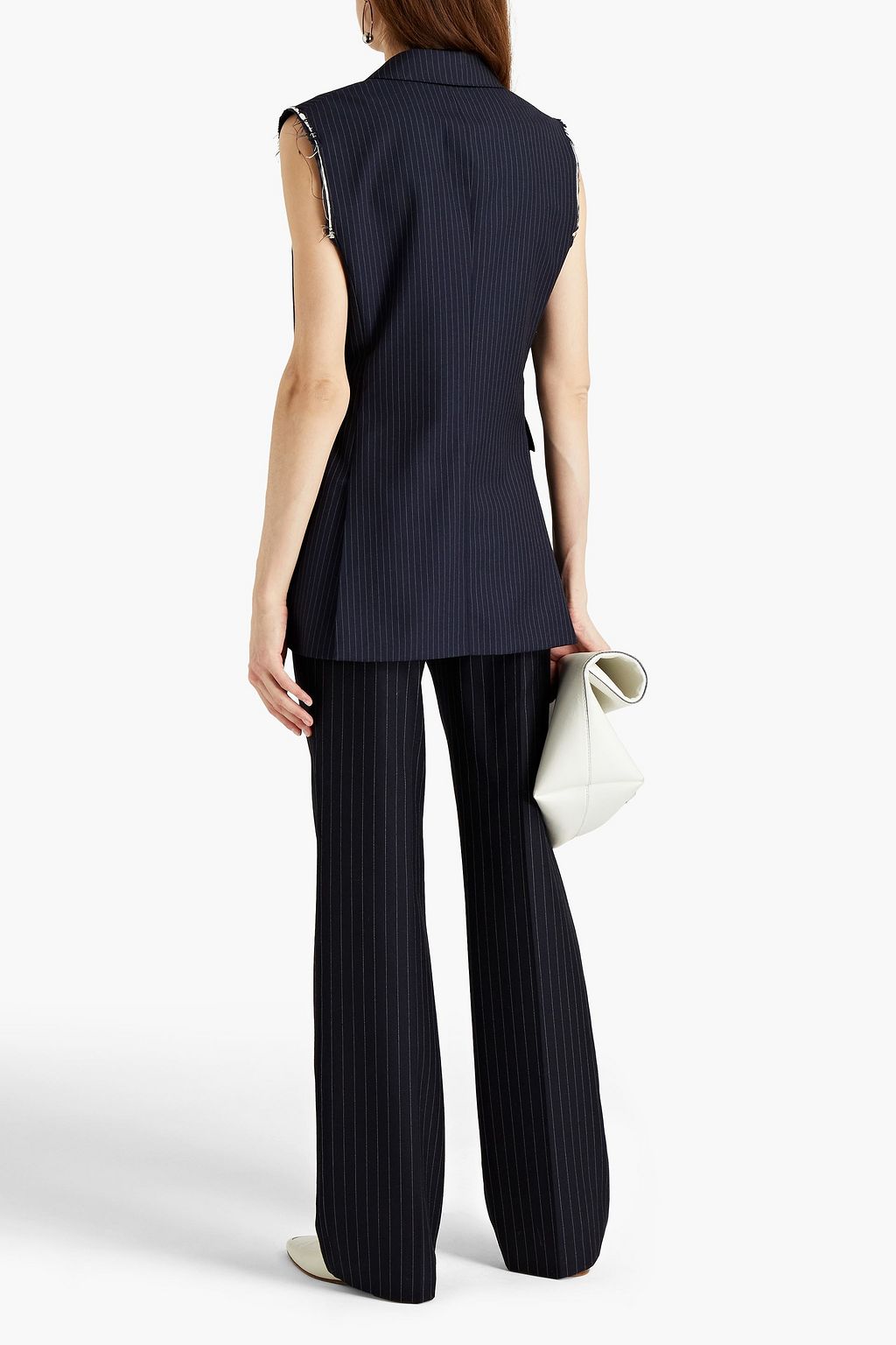 OFFICINE GÉNÉRALE Valerie pinstriped wool vest