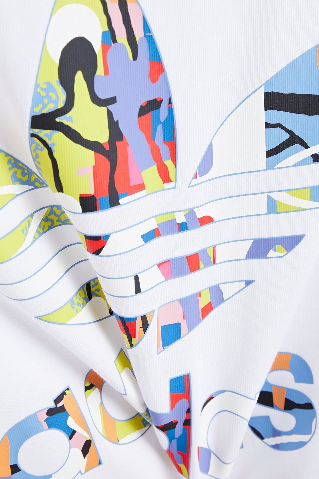 ADIDAS ORIGINALS Love Unites Trefoil printed cotton-jersey T-shirt