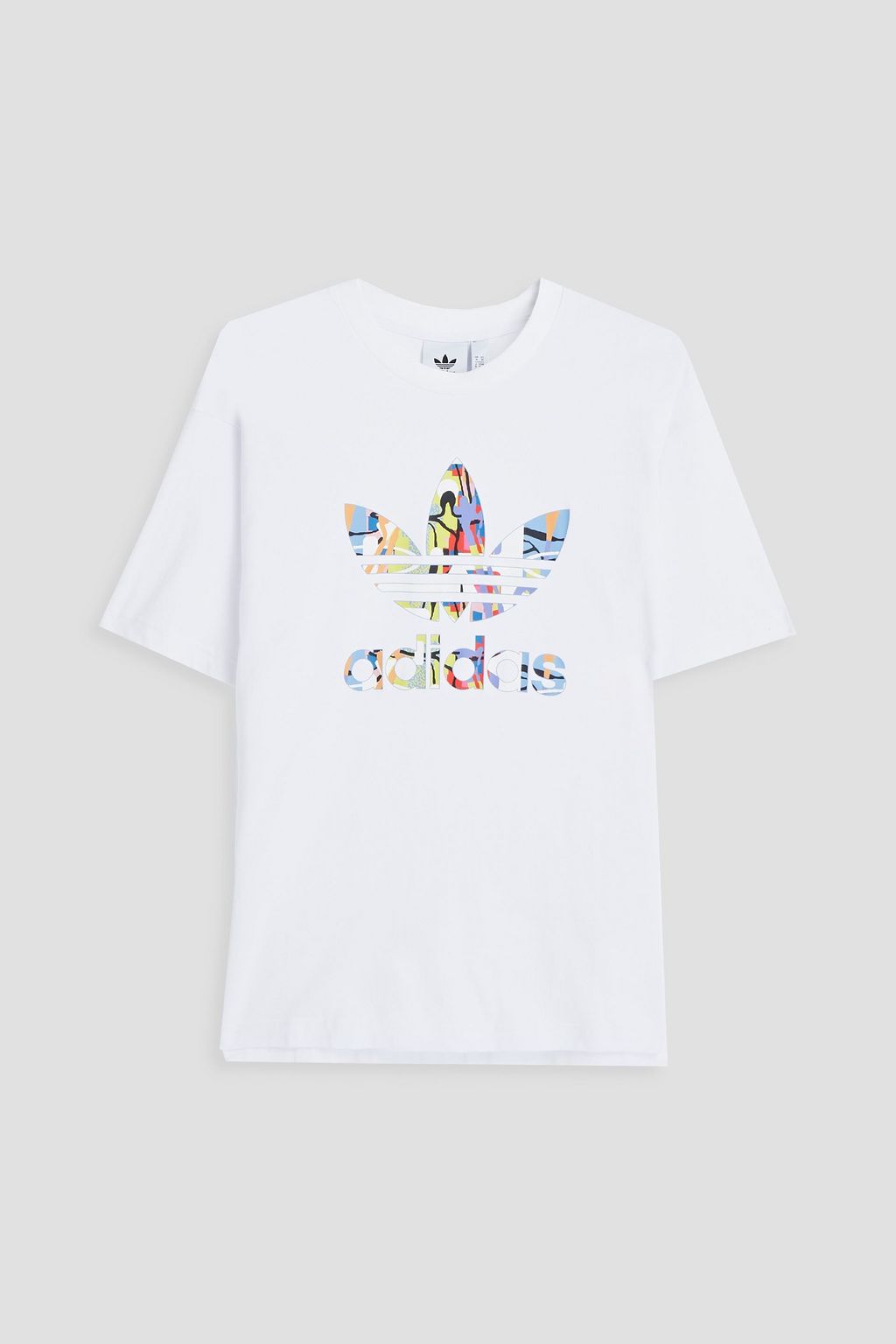 ADIDAS ORIGINALS Love Unites Trefoil printed T-shirt Sale to 70% off | THE OUTNET