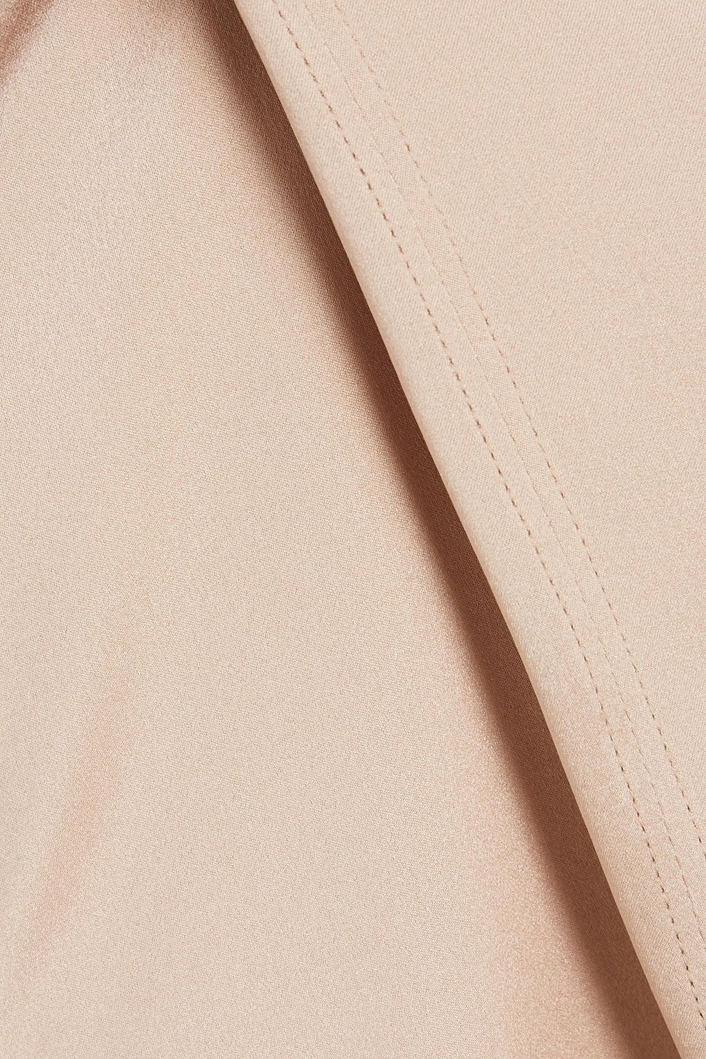 JOSEPH Selena silk-satin crepe midi skirt