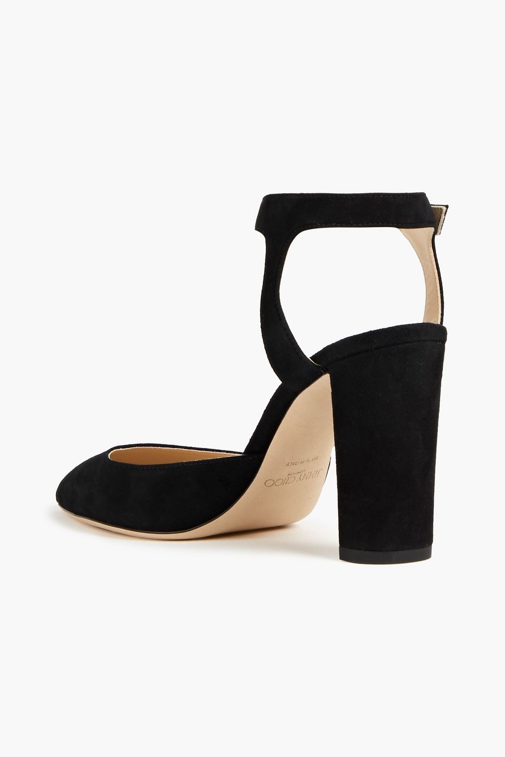 JIMMY CHOO Kambree 85 스웨이드 펌프스