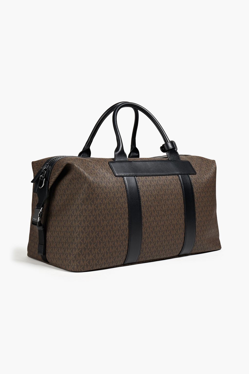 MICHAEL KORS Logo-print faux textured-leather duffle bag