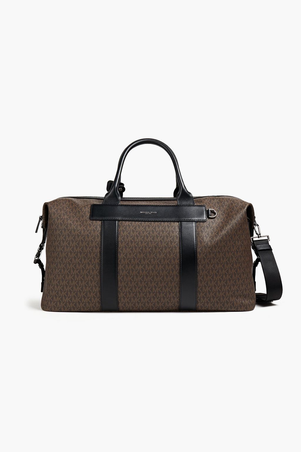 MICHAEL KORS Logo-print faux textured-leather duffle bag