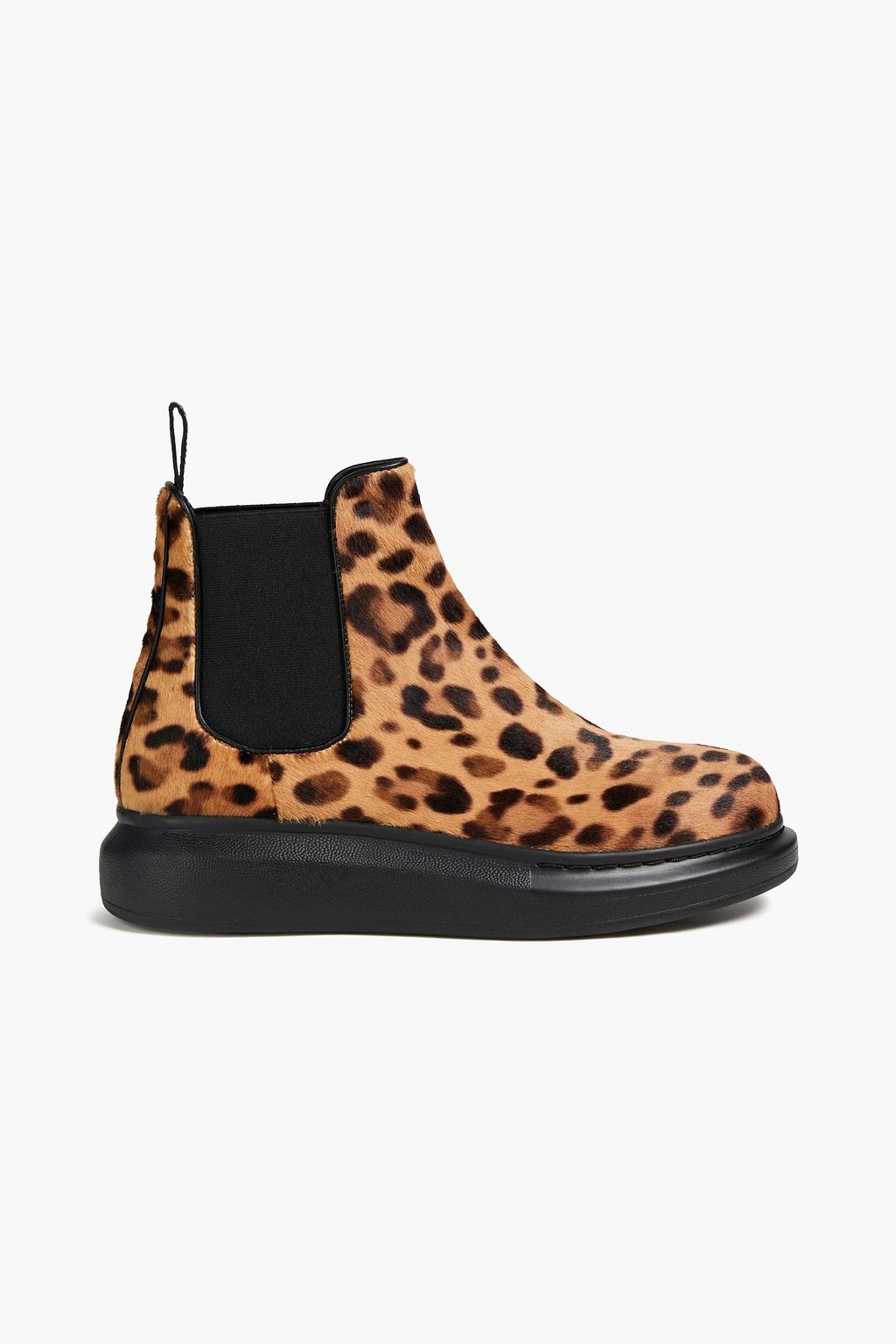 Animal print Leopard-print calf hair Chelsea boots | Sale up to 70% off |  THE OUTNET | ALEXANDER MCQUEEN | THE OUTNET