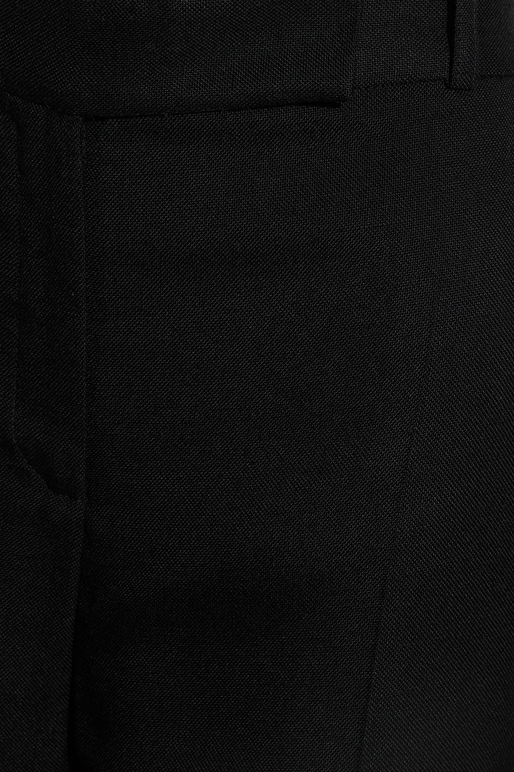 VICTORIA, VICTORIA BECKHAM Piqué wide-leg pants