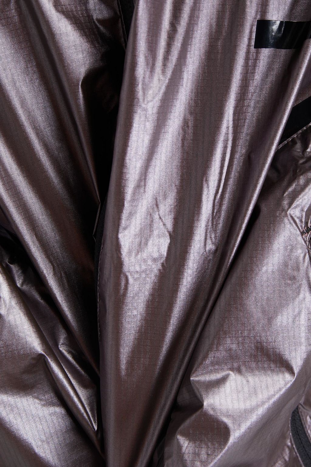 ADIDAS BY STELLA MCCARTNEY TruePace metallic shell hooded jacket