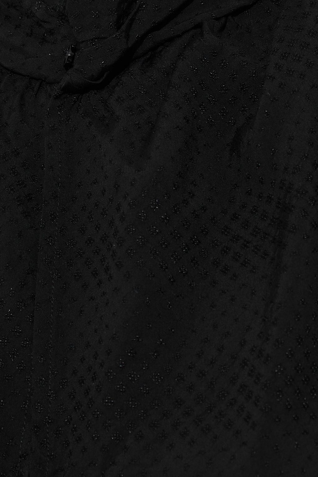 IRO Ailis embroidered woven peplum top