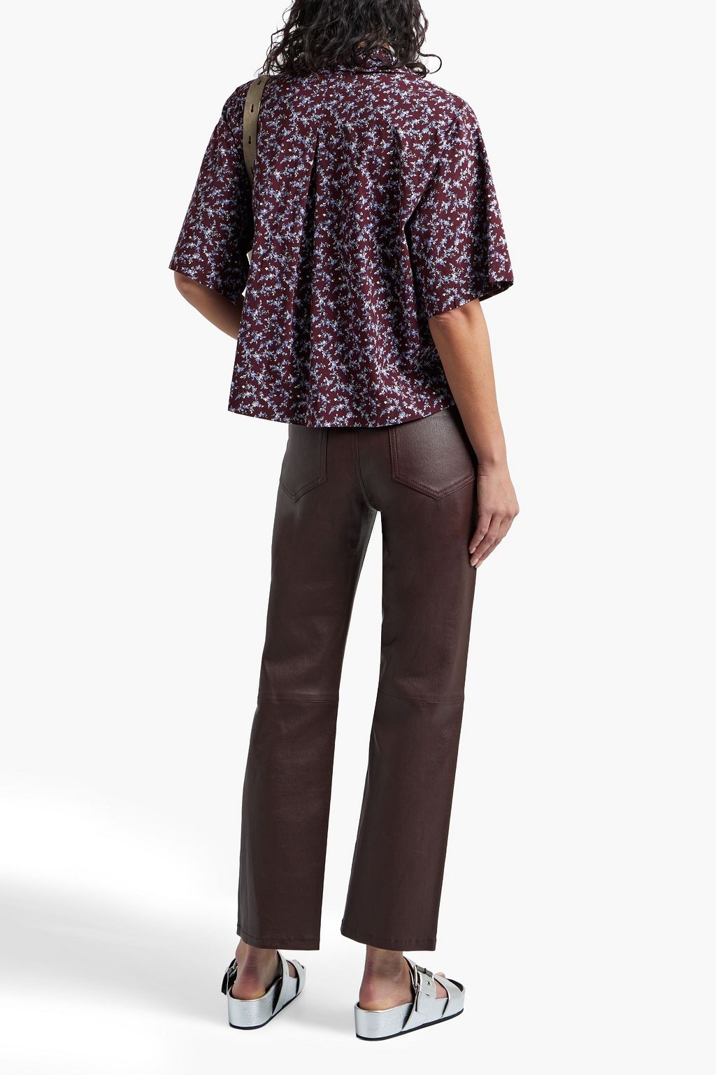 RAG & BONE Reed floral-print stretch-cotton poplin shirt