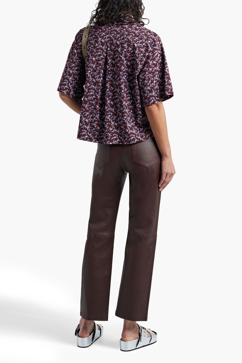 RAG & BONE Reed floral-print stretch-cotton poplin shirt | THE OUTNET