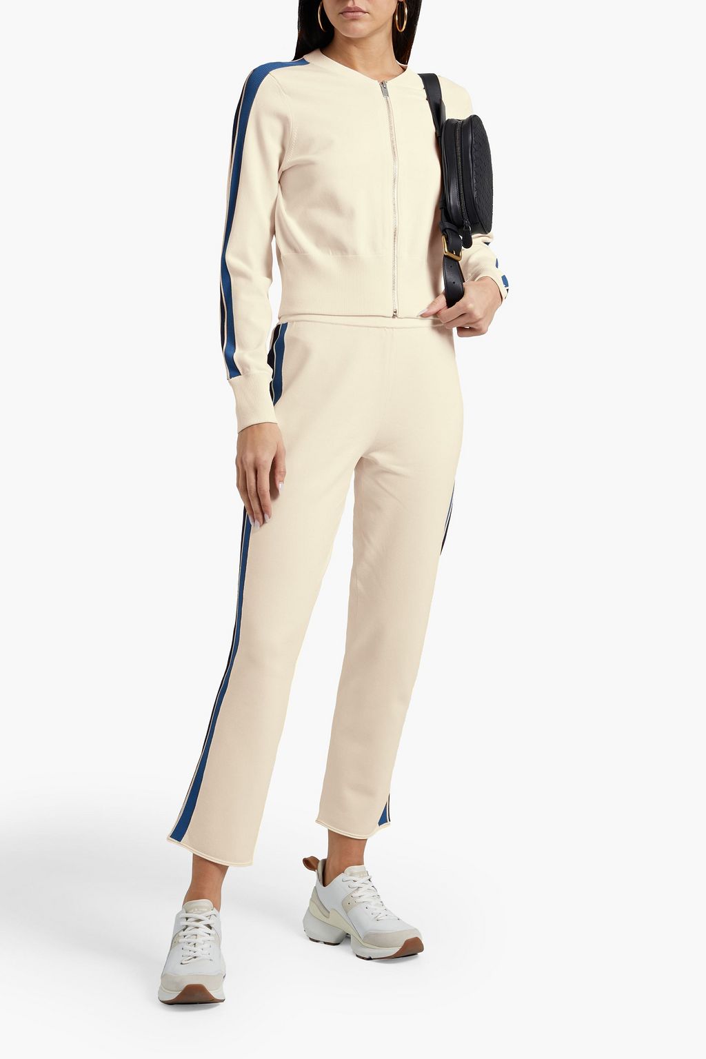 THEORY Cropped knitted straight-leg pants
